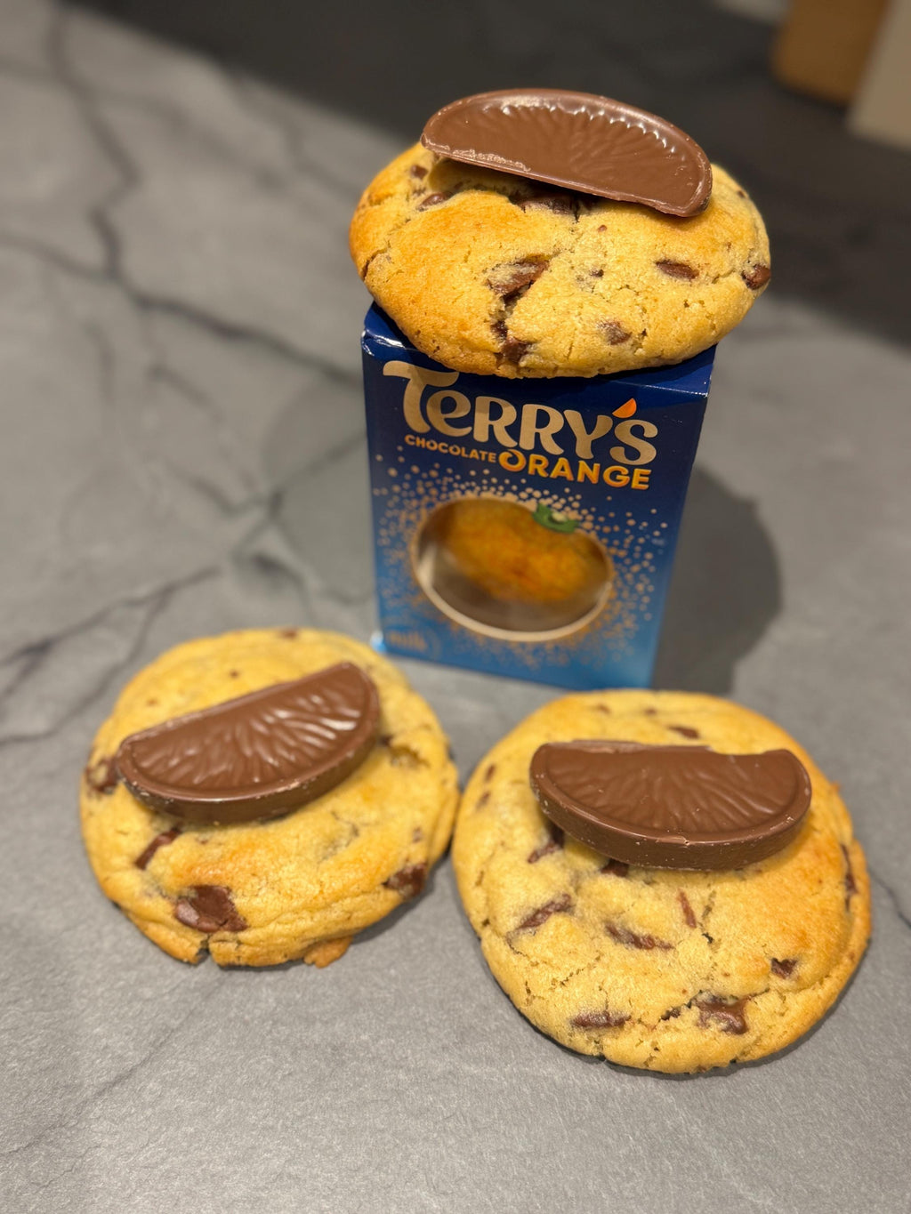 4/6/12 Chocolate Orange Cookies Gift Box – Prices from £11.00 – Fresh Baked, Personalised Messages