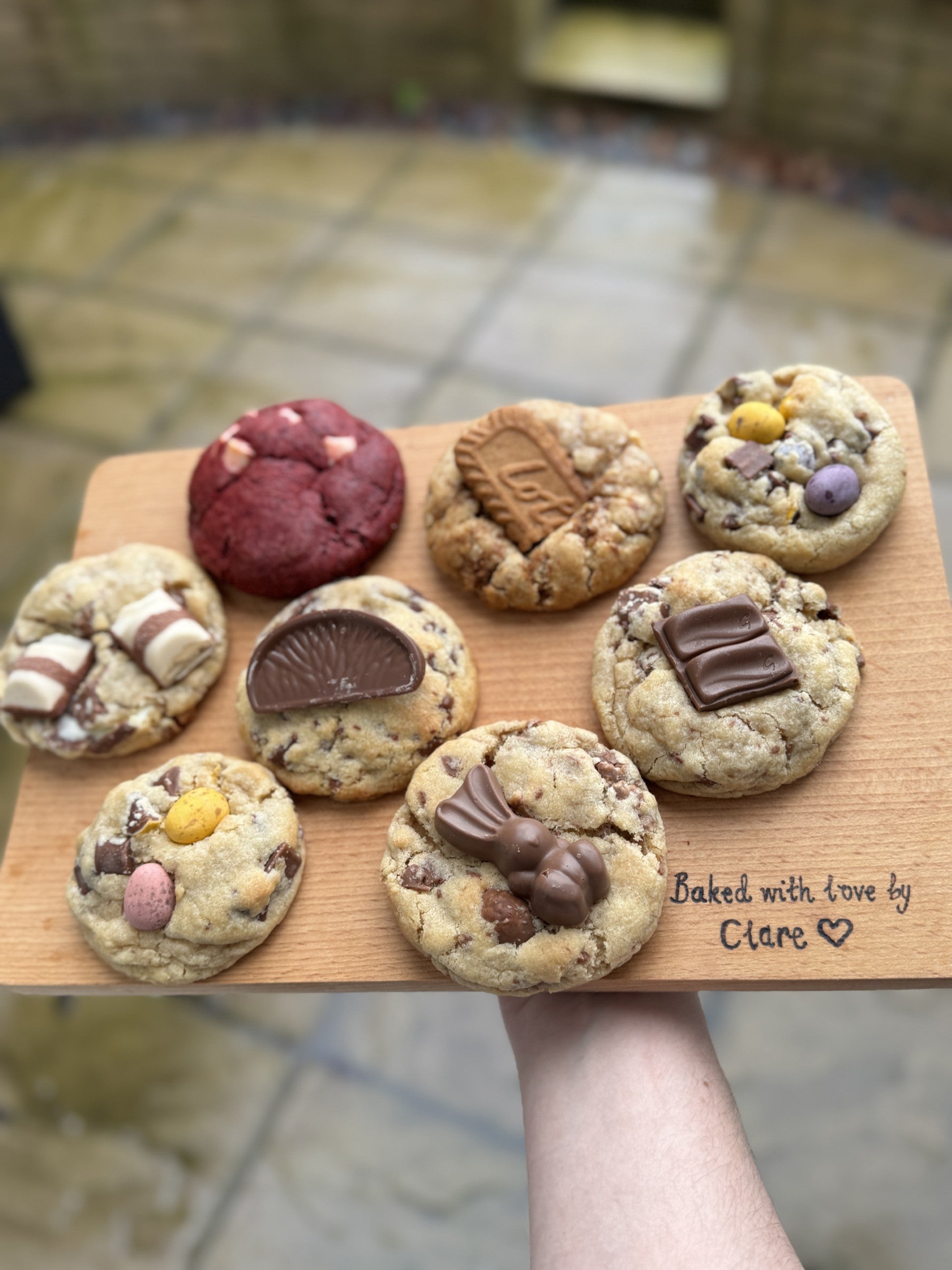 Create Your Own Cookie Box (4 Cookies) - Personalised Message