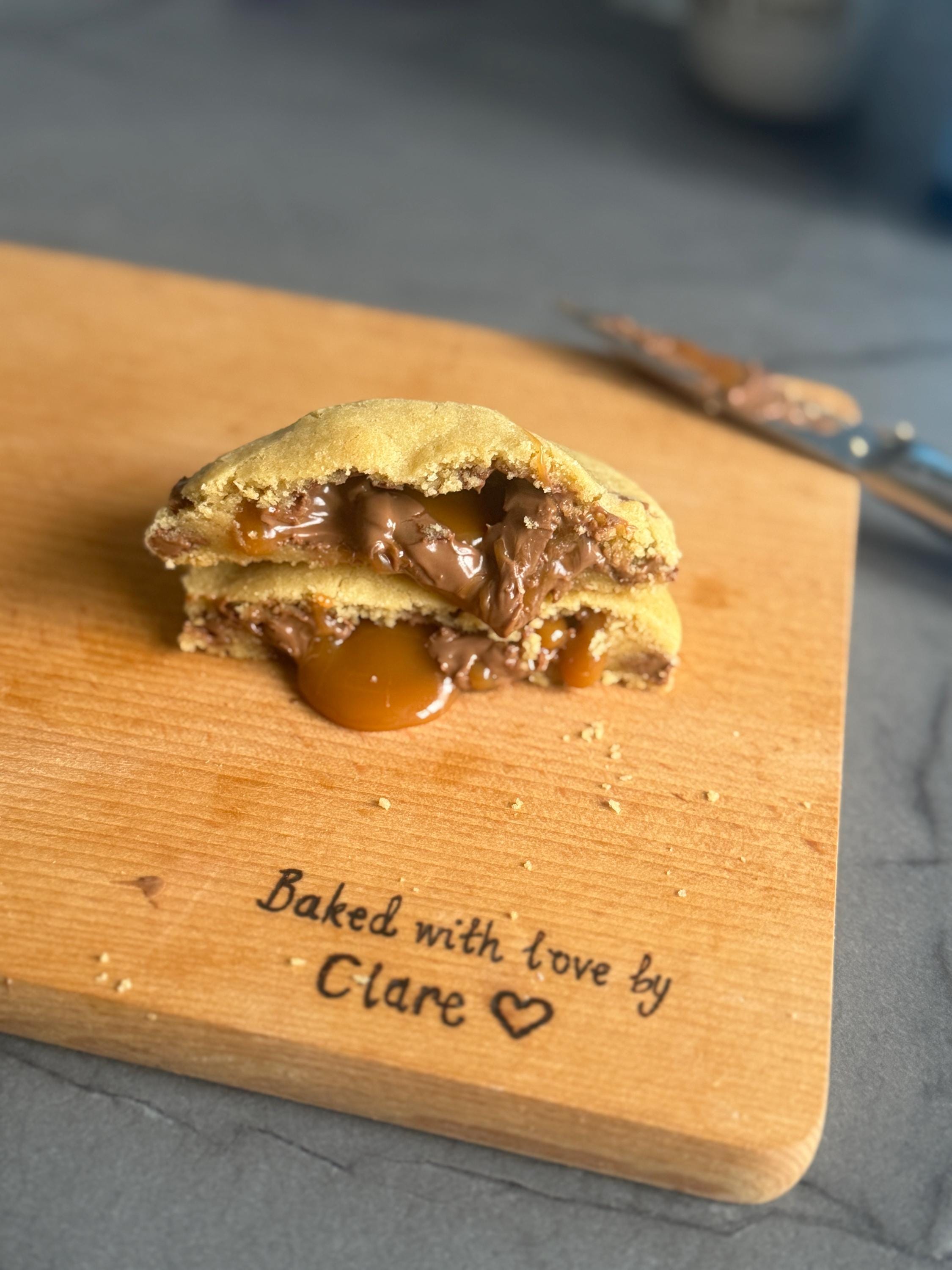 4/6/12 Caramel Egg Cookies Gift Box – Prices from £11.00 – Fresh Baked, Personalised Messages