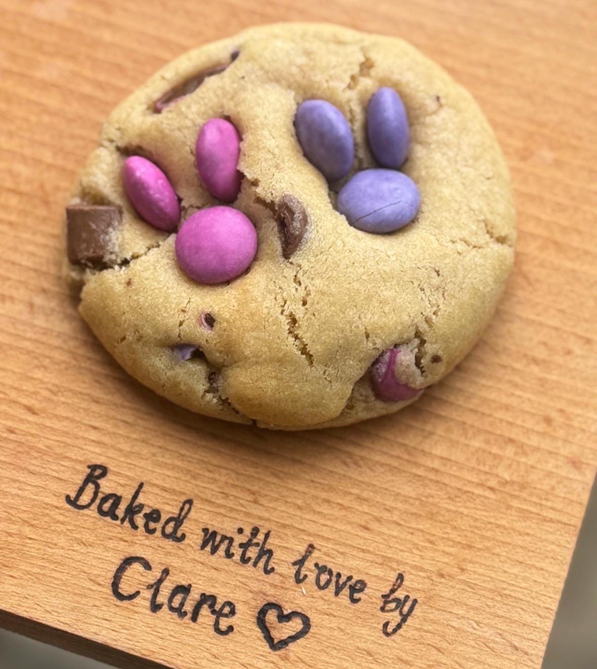 4/6/12 Smartie Bunny Cookies Gift Box – Prices from £11.00 – Fresh Baked, Personalised Messages