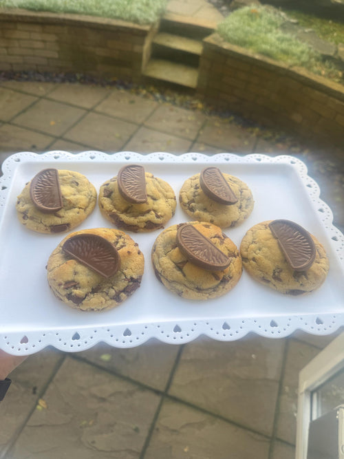 4/6/12 Chocolate Orange Cookies Gift Box – Prices from £11.00 – Fresh Baked, Personalised Messages