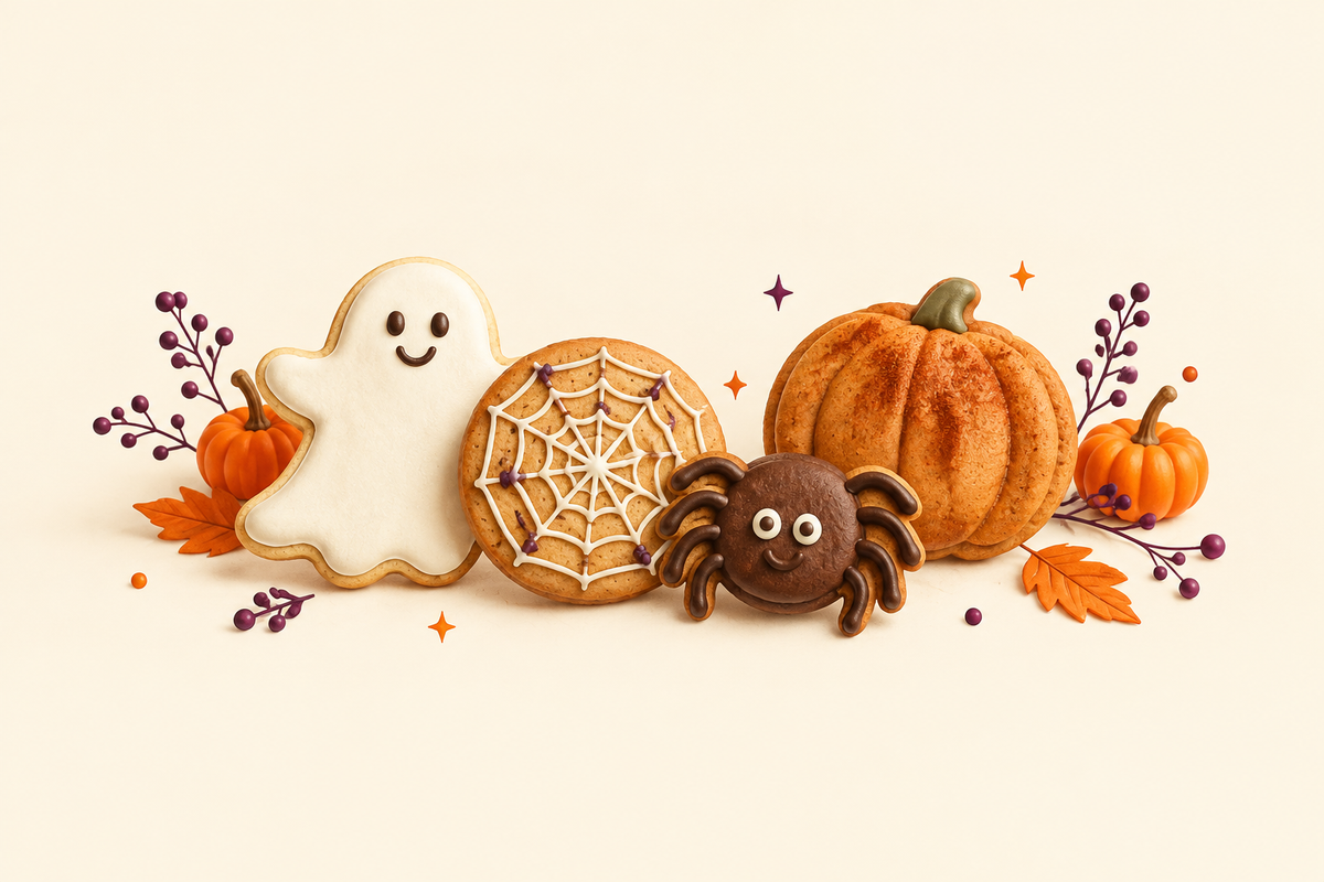 Halloween cookie illustration