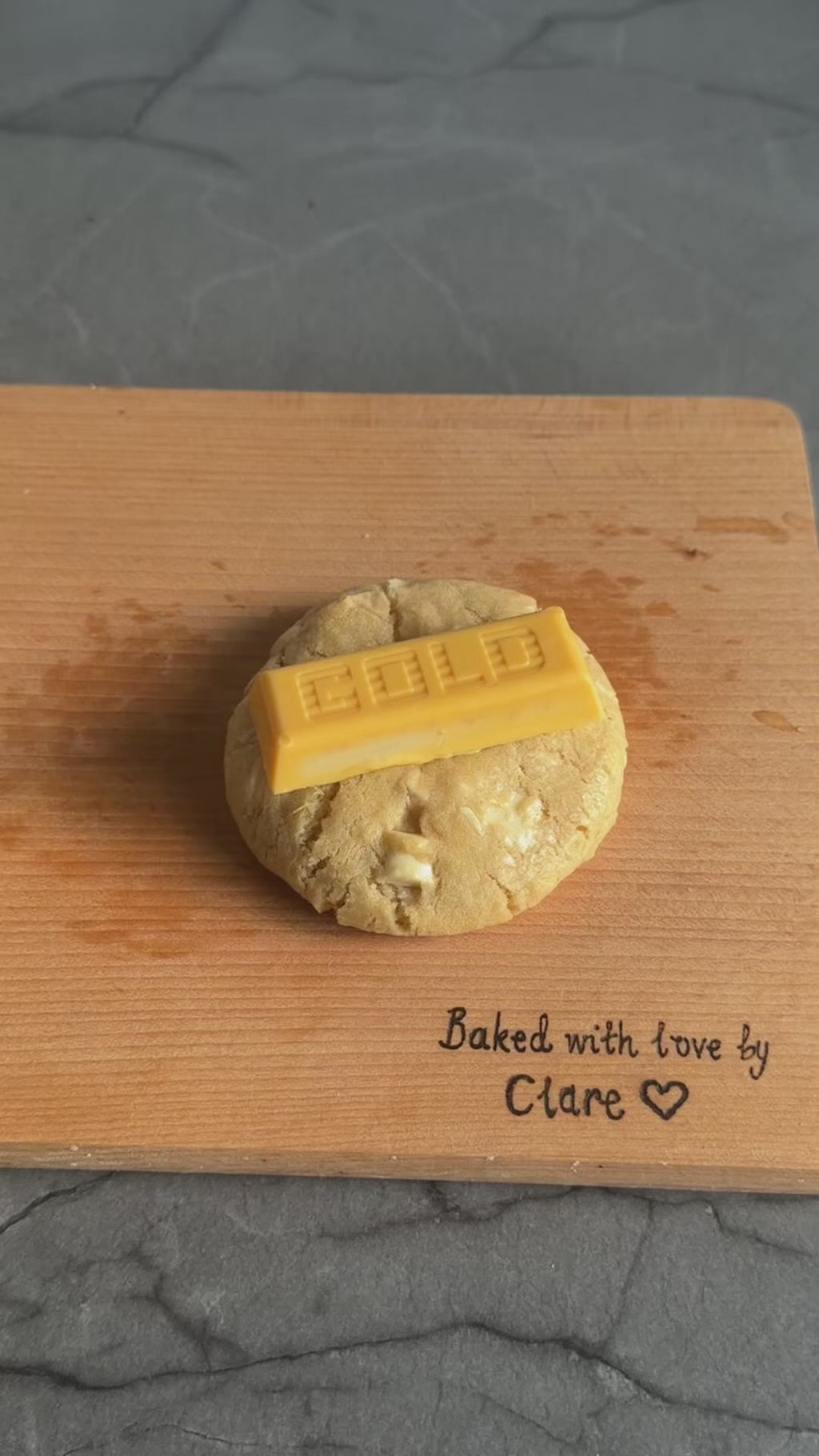4/6/12 Gold Bar Stuffed Cookies Gift Box - Prices from £11.00 – Fresh Baked, Personalised Messages